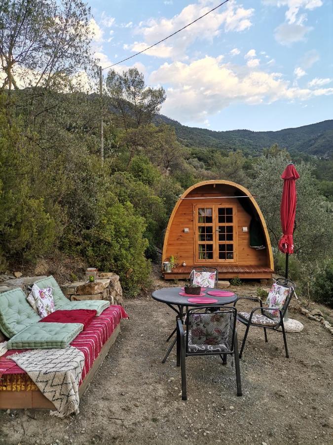 Tiny Cottage Casa Uccello Apricale Eksteriør billede